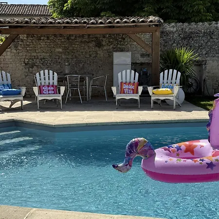 Maison Charentaise - Piscine Privee Ferienhaus Saint-Palais-du-Ne
