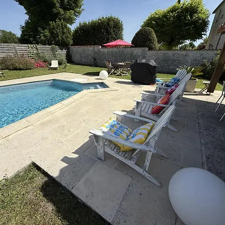 Maison Charentaise - Piscine Privee Ferienhaus Saint-Palais-du-Ne